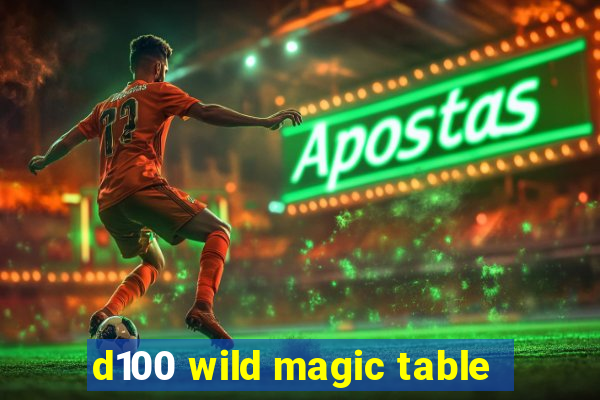 d100 wild magic table