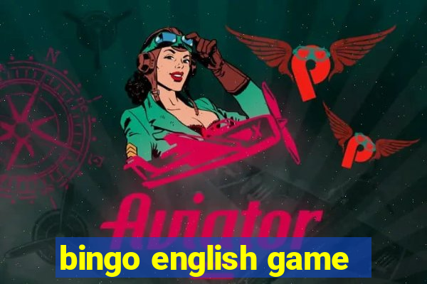 bingo english game