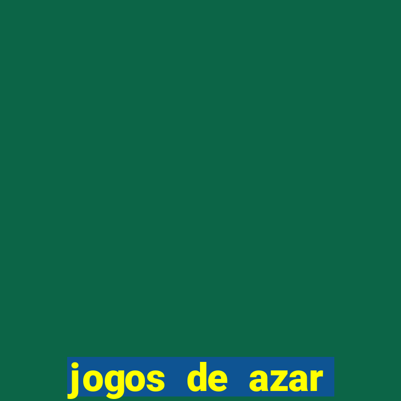 jogos de azar quais s?o