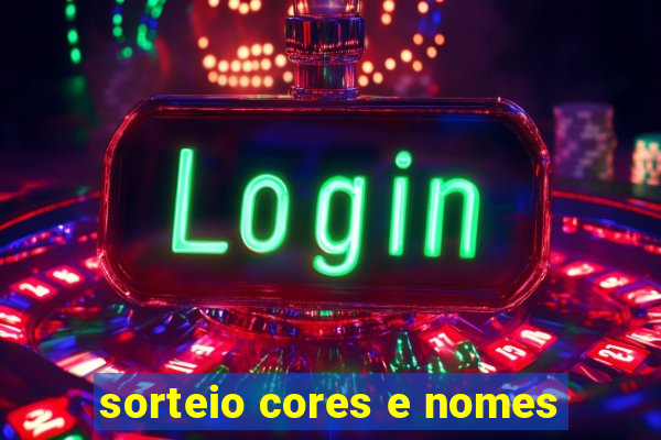 sorteio cores e nomes