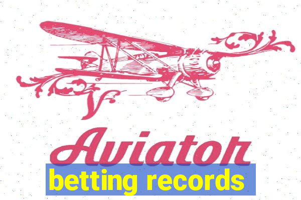 betting records