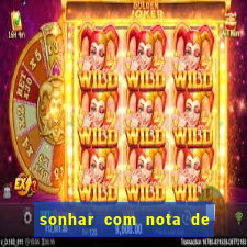 sonhar com nota de 5 reais jogo do bicho