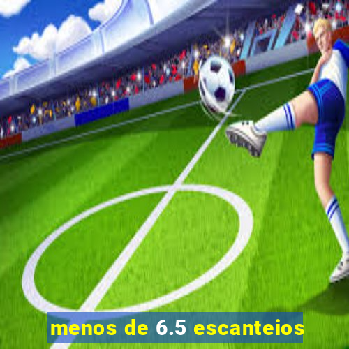 menos de 6.5 escanteios