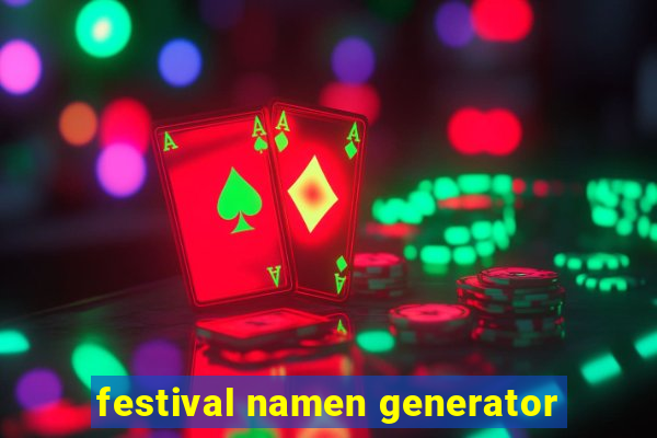 festival namen generator