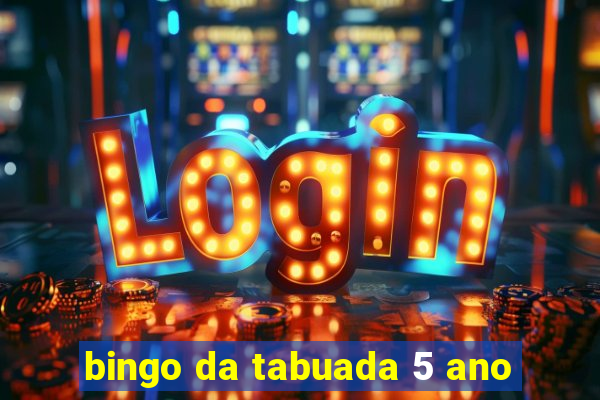 bingo da tabuada 5 ano