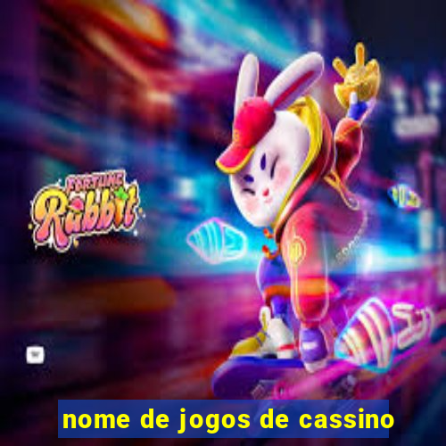 nome de jogos de cassino