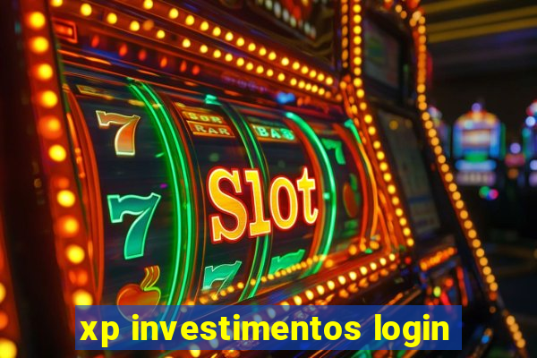 xp investimentos login