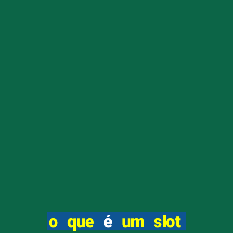 o que é um slot de expans?o