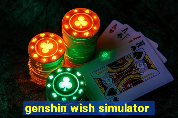 genshin wish simulator