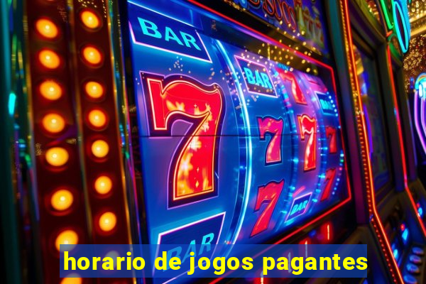 horario de jogos pagantes