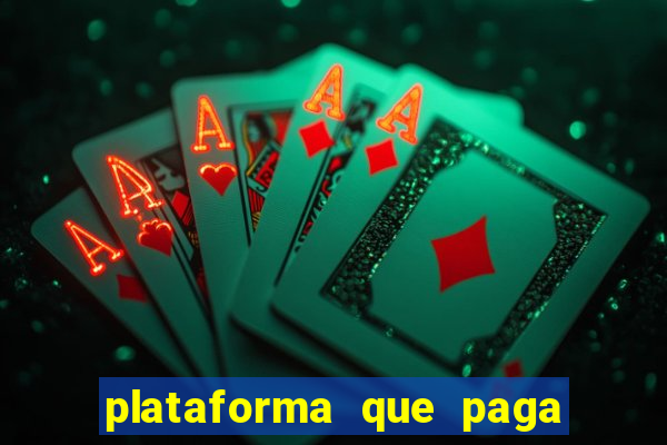 plataforma que paga no cadastro slots