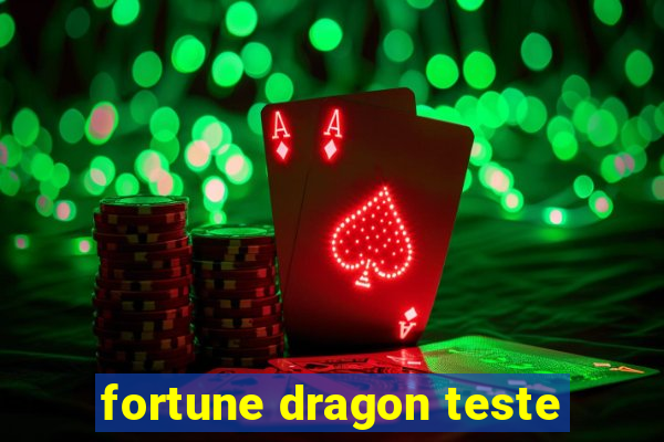 fortune dragon teste