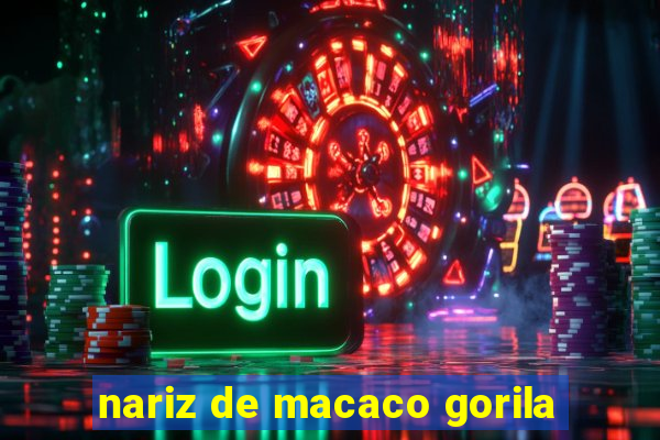 nariz de macaco gorila