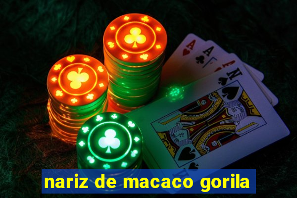 nariz de macaco gorila