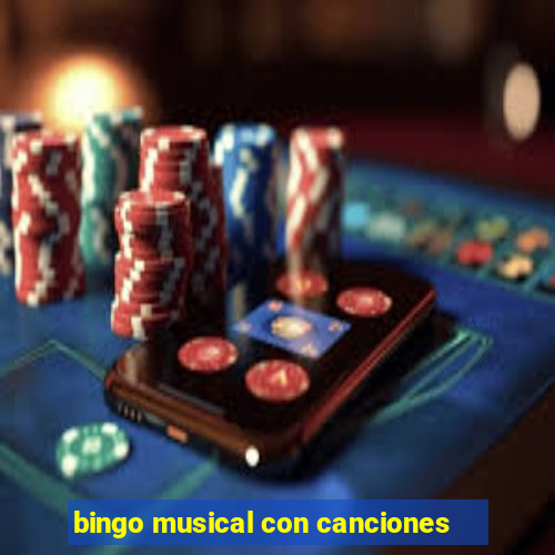 bingo musical con canciones