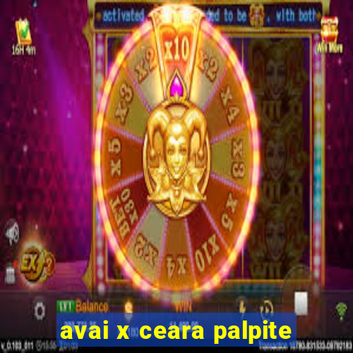 avai x ceara palpite