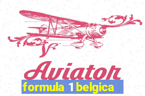 formula 1 belgica