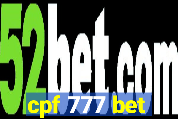 cpf 777 bet