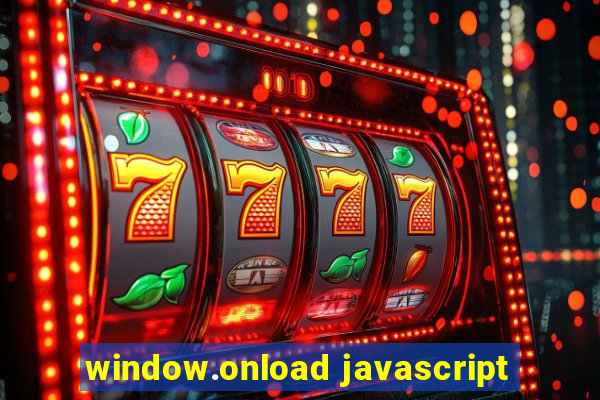 window.onload javascript