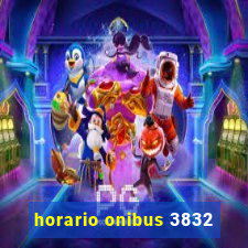 horario onibus 3832