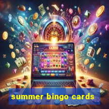 summer bingo cards