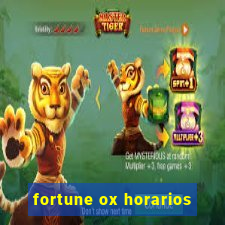 fortune ox horarios