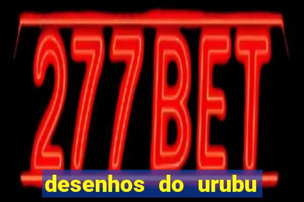 desenhos do urubu do flamengo para colorir