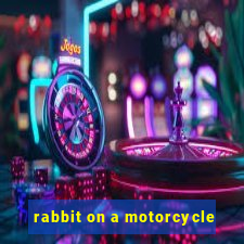 rabbit on a motorcycle