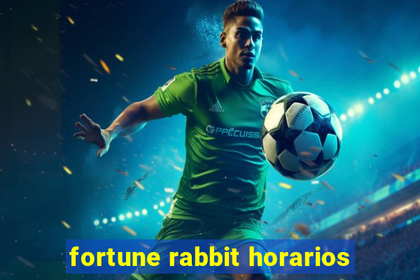 fortune rabbit horarios