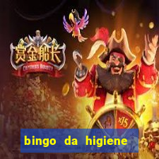 bingo da higiene pessoal para imprimir