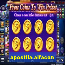 apostila alfacon