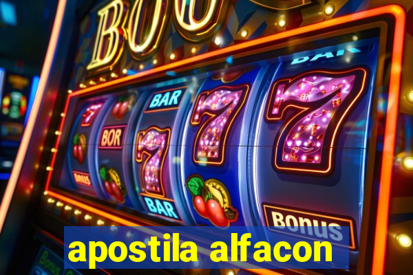 apostila alfacon