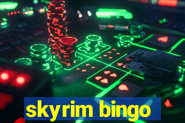 skyrim bingo