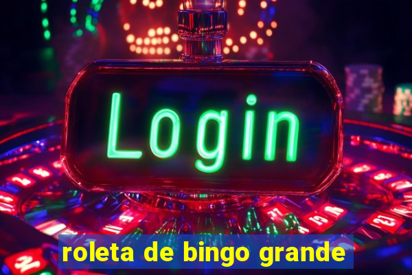 roleta de bingo grande