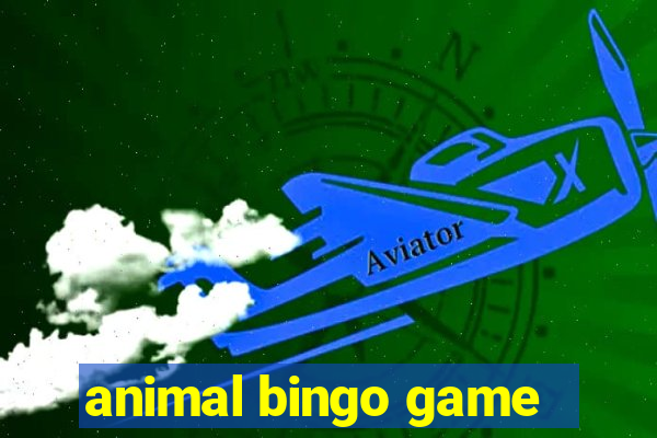 animal bingo game