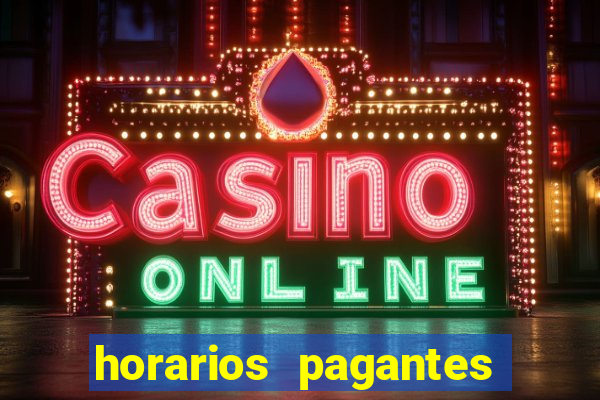 horarios pagantes slots pg