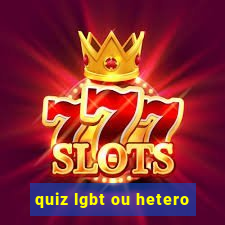 quiz lgbt ou hetero