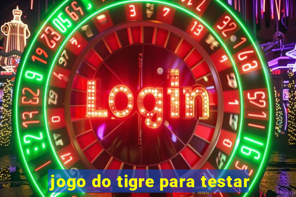 jogo do tigre para testar