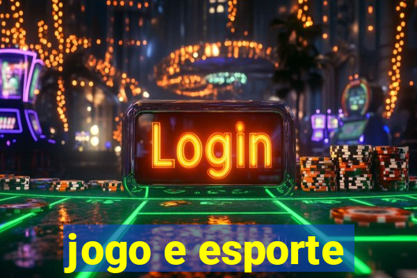 jogo e esporte