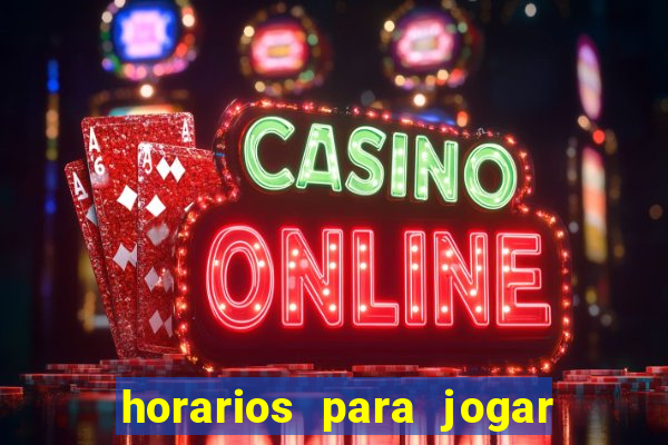 horarios para jogar fortune mouse