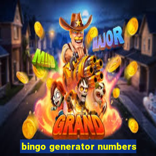 bingo generator numbers