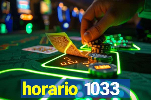 horario 1033