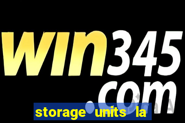 storage units la plata md