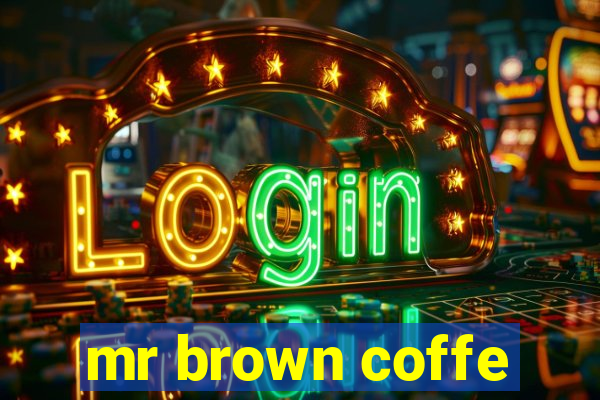 mr brown coffe