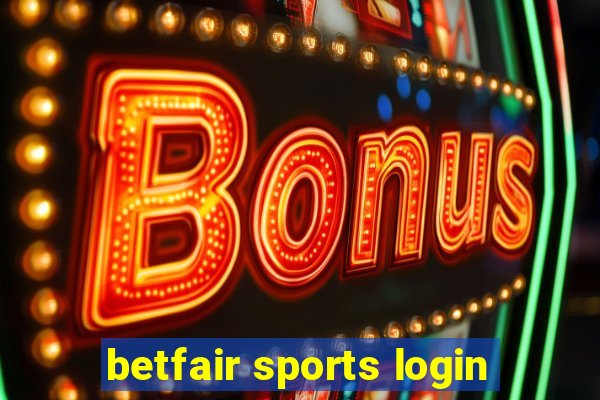 betfair sports login