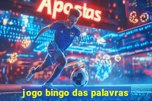 jogo bingo das palavras