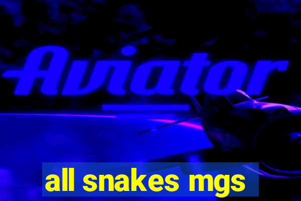 all snakes mgs