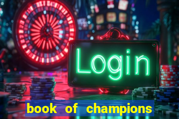 book of champions world glory slot free play