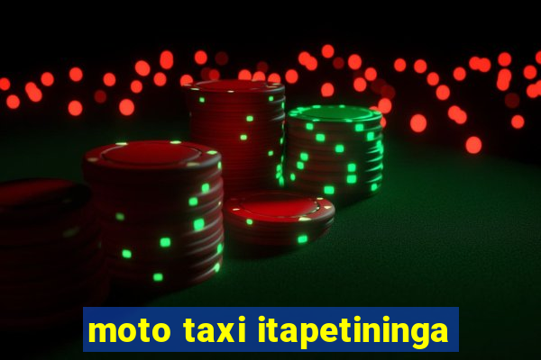 moto taxi itapetininga