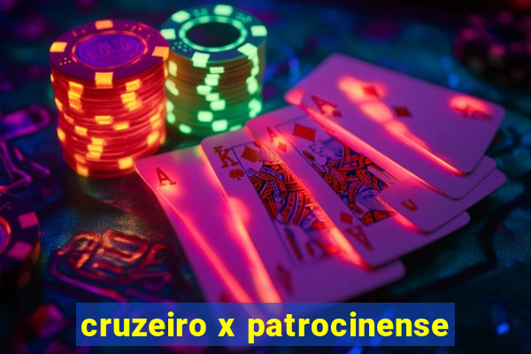 cruzeiro x patrocinense